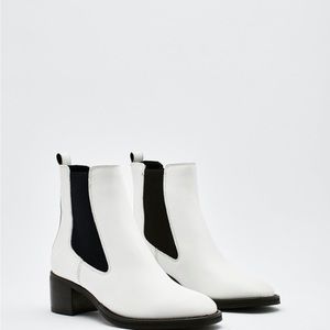 Nasty Gal Leather Chelsea Boots